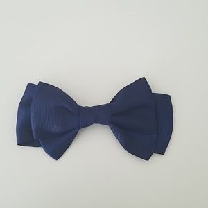 Navy  Blue Colored Bow